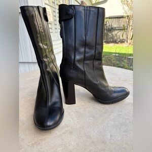 Cole Haan Black Leather Women's Boots